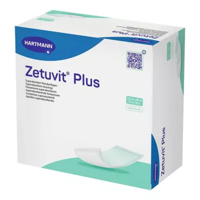 ZETUVIT Plus īpaši spēcīgs absorbējošs sterils kompress 20x40 cm, 10 gab