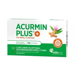 ACURMIN Plus Das Mizell-Curcuma mīkstās kapsulas, 60 kapsulas