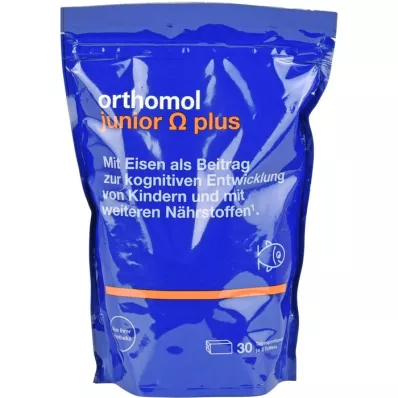 ORTHOMOL Junior Omega plus košļājamās pastilas, 90 gab