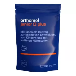 ORTHOMOL Junior Omega plus košļājamās pastilas, 90 gab