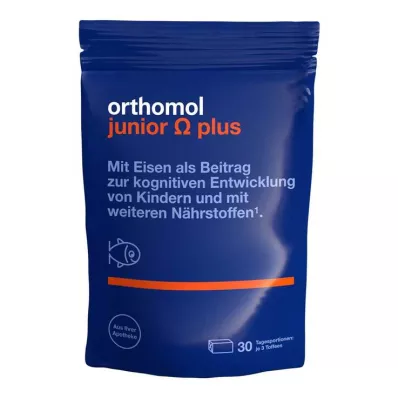 ORTHOMOL Junior Omega plus košļājamās pastilas, 90 gab ORTHOMOL Junior Omega plus košļājamās pastilas, 90 gab