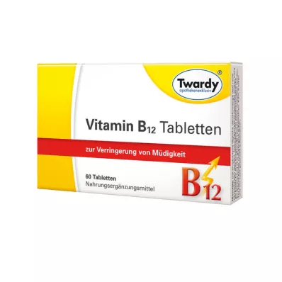 B12 vitamīna tabletes, 60 gab