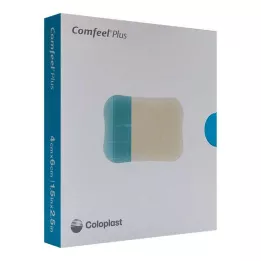 COMFEEL Plus elastīgs hidrokoll. pārsējs 4x6 cm, 10 gab