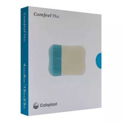 COMFEEL Plus elastīgs hidrokoll. pārsējs 4x6 cm, 10 gab
