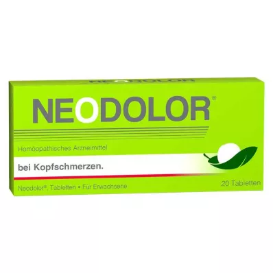 NEODOLOR Tabletes, 20 gab NEODOLOR Tabletes, 20 gab