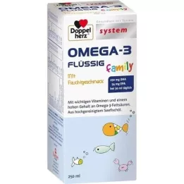 DOPPELHERZ Omega-3 šķidrā ģimenes sistēma, 250 ml