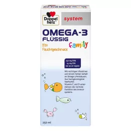 DOPPELHERZ Omega-3 šķidrā ģimenes sistēma, 250 ml