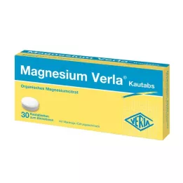 MAGNESIUM VERLA Košļājamās tabletes, 30 gab