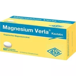 MAGNESIUM VERLA Košļājamās tabletes, 60 gab