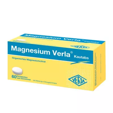 MAGNESIUM VERLA Košļājamās tabletes, 60 gab MAGNESIUM VERLA Košļājamās tabletes, 60 gab