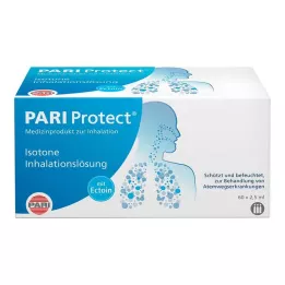 PARI ProtECT inhalācijas šķīdums ar Ectoin ampulās, 60X2,5 ml