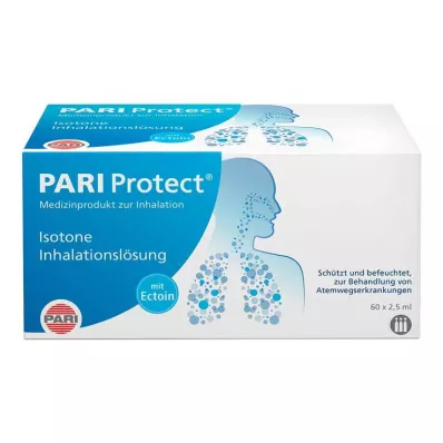 PARI ProtECT inhalācijas šķīdums ar Ectoin ampulās, 60X2,5 ml