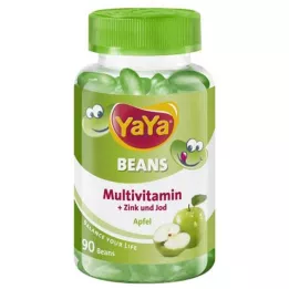YAYA BEANS Ābolu cinks un jods, košļājamās pastilas, 90 kapsulas