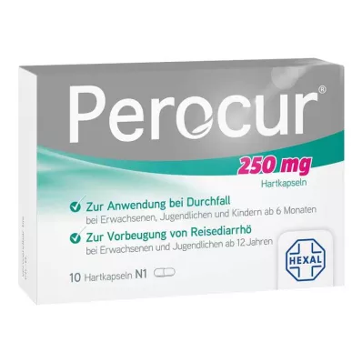 Perocur 250 mg cietās kapsulas, 10 gab Perocur 250 mg cietās kapsulas, 10 gab