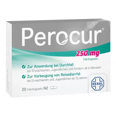 Perocur 250 mg cietās kapsulas, 20 gab