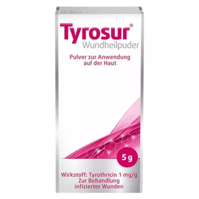 Tyrosur® brūču dzīšanas pulveris, 5 g Tyrosur® brūču dzīšanas pulveris, 5 g