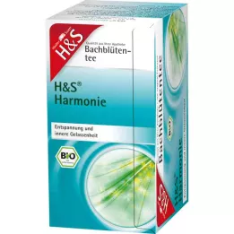 H&amp;S Organic Bach Flowers Harmony filtrēšanas maisiņš, 20X1,5 g