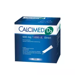 CALCIMED D3 500 mg/1000 I.U. Tiešās granulas, 120 gab