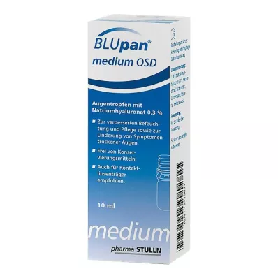 BLUPAN vidēji OSD acu pilieni, 10 ml BLUPAN vidēji OSD acu pilieni, 10 ml
