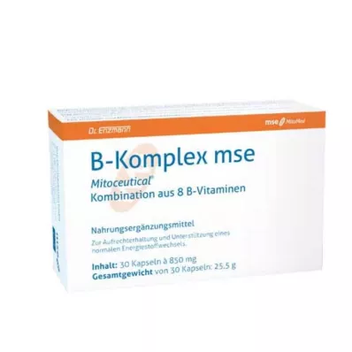 B kompleksa mse kapsulas, 30 gab
