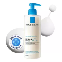 ROCHE-POSAY Lipikar Syndet AP+ attīrošais krēmgels, 400 ml