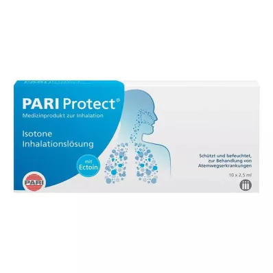 PARI ProtECT inhalācijas šķīdums ar Ectoin ampulās, 10X2,5 ml
