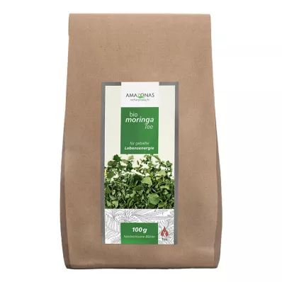 MORINGA 100% tīra organiskā lapu tēja, 100 g MORINGA 100% tīra organiskā lapu tēja, 100 g