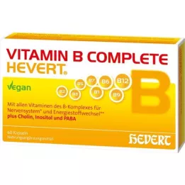 VITAMIN B COMPLETE Heverta kapsulas, 60 kapsulu