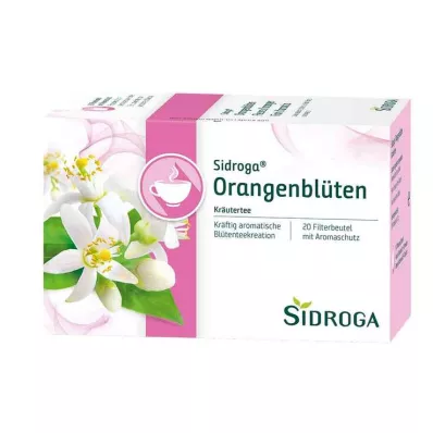 SIDROGA Apelsīnu ziedu tējas filtrēšanas maisiņš, 20X1,2 g