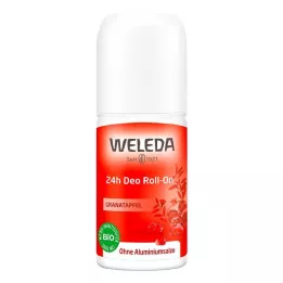 WELEDA Granātābolu 24h dezodorants roll-on, 50 ml