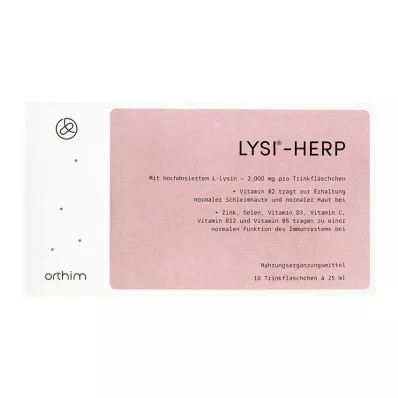 LYSI-HERP Dzērienu ampulas, 10 gab