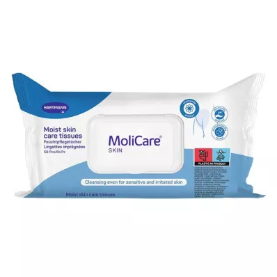 MOLICARE SKIN Mitrās salvetes, 50 gab