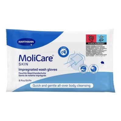 Molicare Skin mazgāšanas cimdi, 8 gab