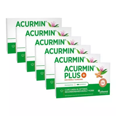 Acurmin Plus The Micellar Kurmeric mīkstās kapsulas, 360 gab Acurmin Plus The Micellar Kurmeric mīkstās kapsulas, 360 gab