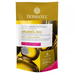 DERMASEL Nāves jūras vannas sāļi + argana eļļa, 1 p