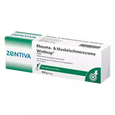 RHEUMA- &amp; Winthrop muskuļu sāpju krēms, 100 g