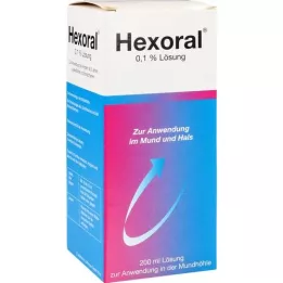 HEXORAL 0,1% šķīdums, 200 ml