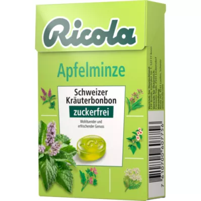 RICOLA o.Z.Box ābolu piparmētru konfektes, 50 g