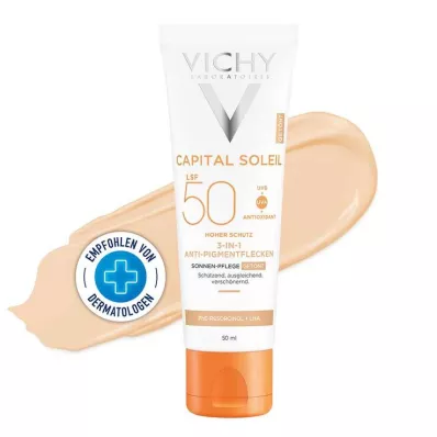 Vichy Idéal Soleil krēms pret pigmentu plankumiem LSF 50+ , 50 ml
