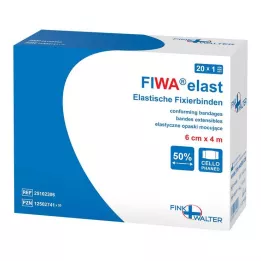 FIXIERBINDE elastīga gumija 6 cmx4 m, iesaiņota celofānā, 1 gab