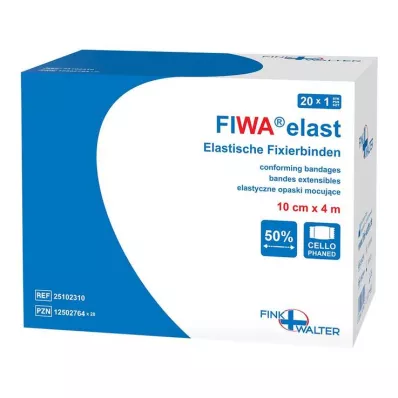 Elastīgā fiksējošā saite 10 cmx4 m ar celofāna pārklājumu, 1 gab