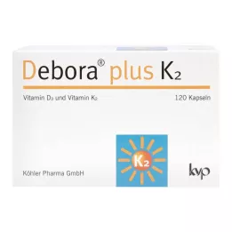 DEBORA plus K2 kapsulas, 120 kapsulas