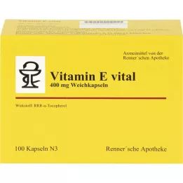 VITAMIN E VITAL 400 mg Rennersche Apotheke Weichk., 100 gab