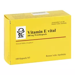 VITAMIN E VITAL 400 mg Rennersche Apotheke Weichk., 100 gab