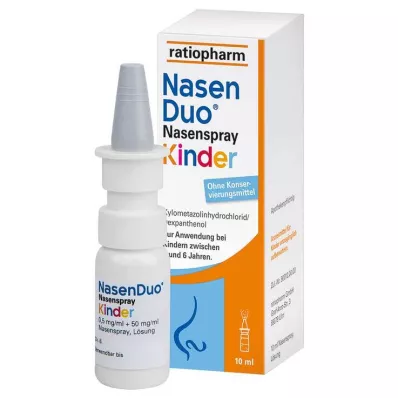 NaseDuo® deguna aerosols bērniem, 10 ml NaseDuo® deguna aerosols bērniem, 10 ml