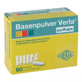 BASENPULVER Verla purKaps, 60 kapsulas