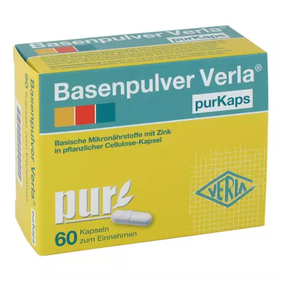 BASENPULVER Verla purKaps, 60 kapsulas