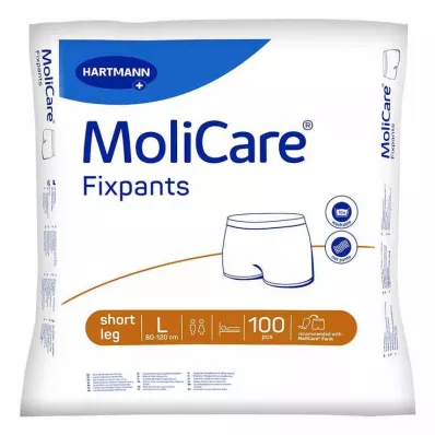 MOLICARE Fixpants īsās bikses L izmērs, 100 gab