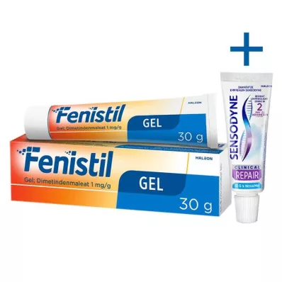 Fenistils GEL dimetindēna maleāts 1 mg/g niezes mazināšanai, 30 g Fenistils GEL dimetindēna maleāts 1 mg/g niezes mazināšanai, 30 g