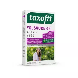 TAXOFIT Folijskābe 800 Depot tabletes, 40 gab
